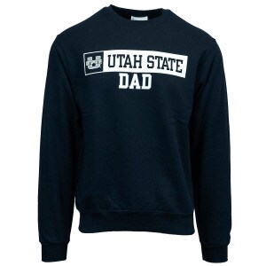 utah state dad champion sweatshirt navy